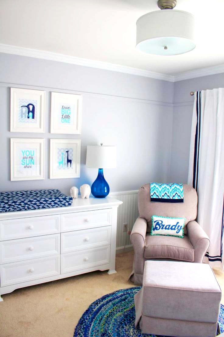 baby boy room with white furniture photo - 5