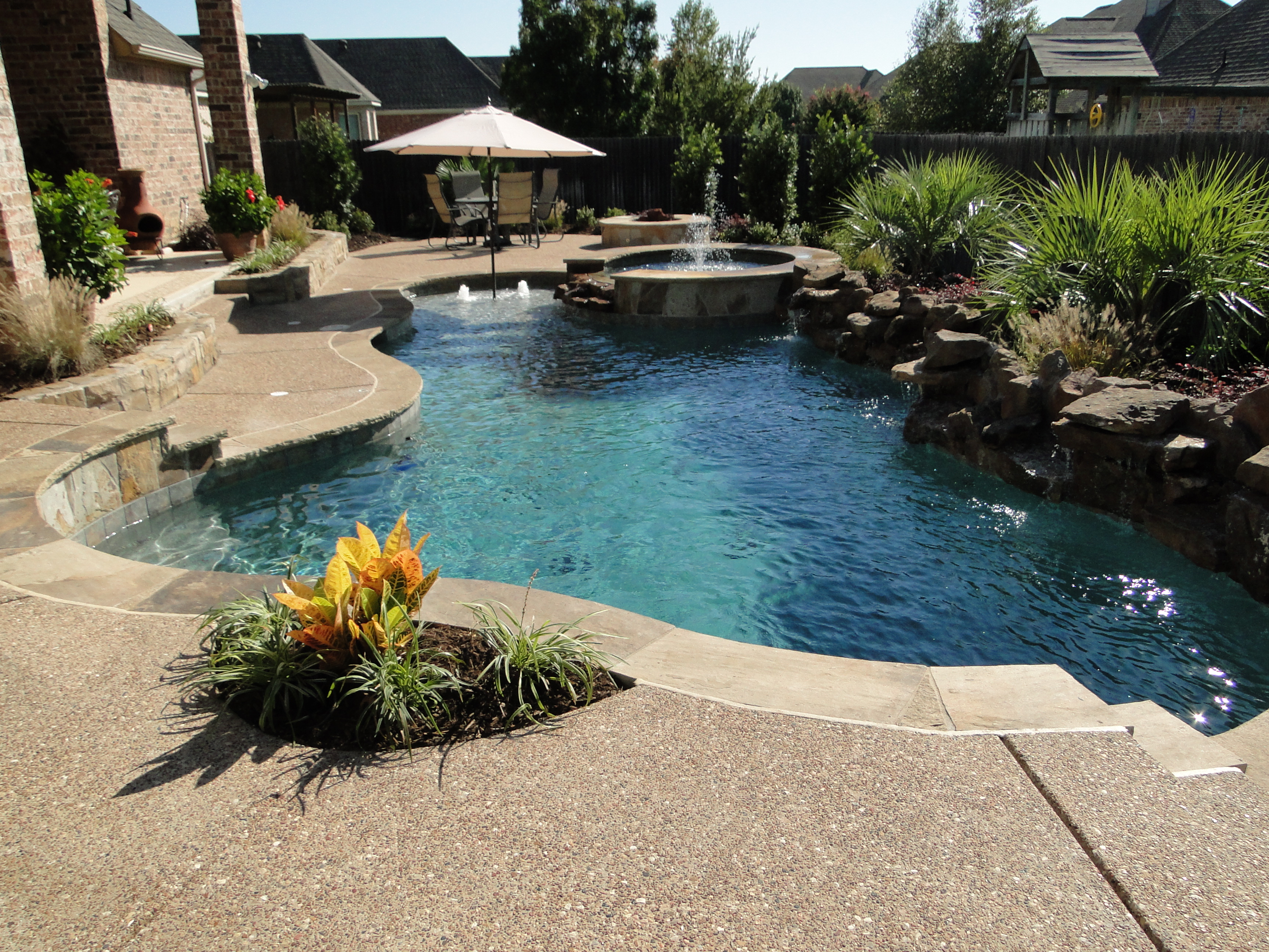 backyard swimming pool designs photo - 6