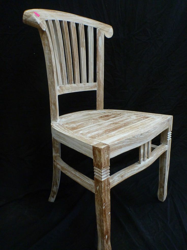balinese teak dining chairs photo - 1