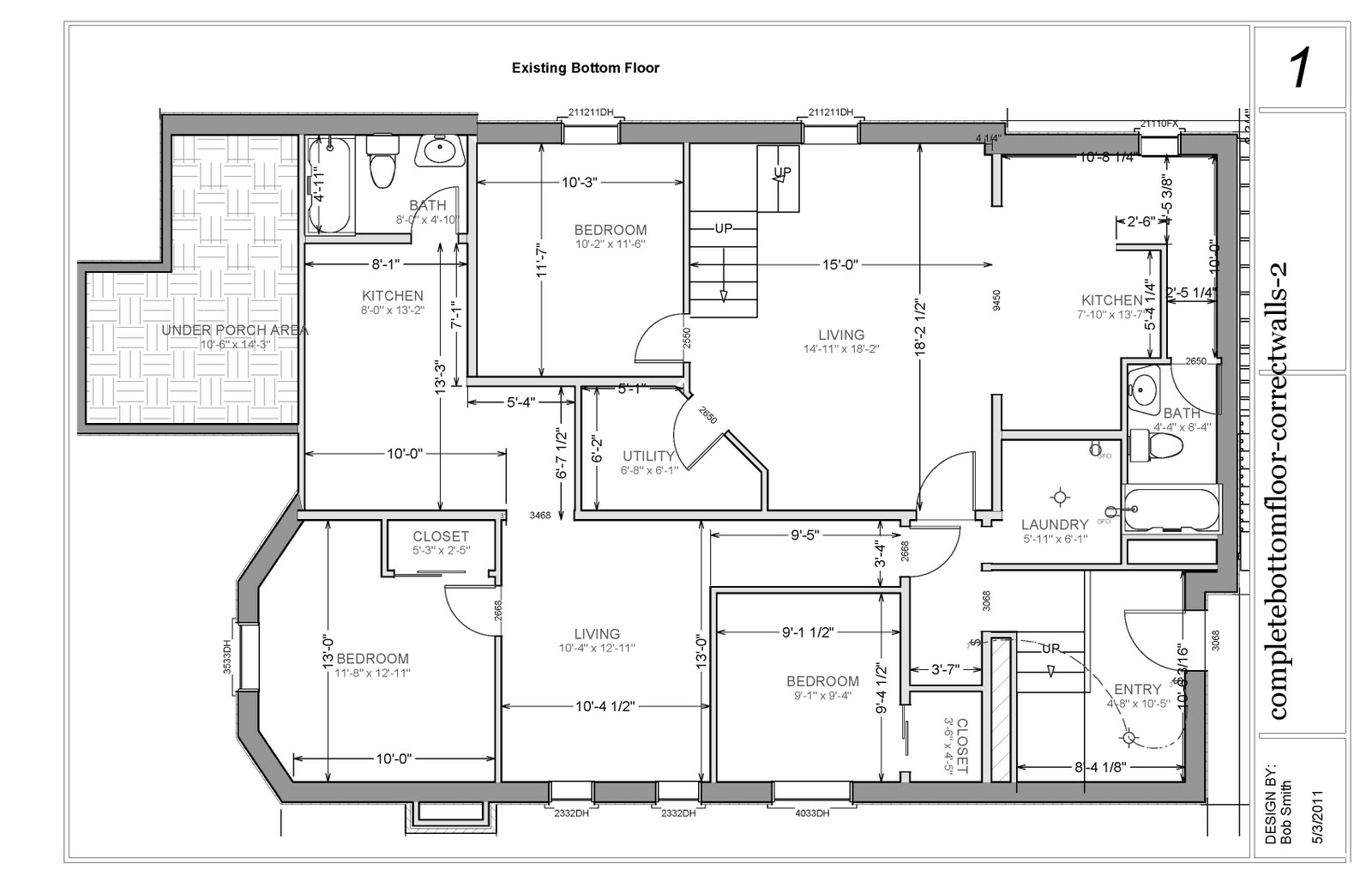 basement apartment plans ideas photo - 9