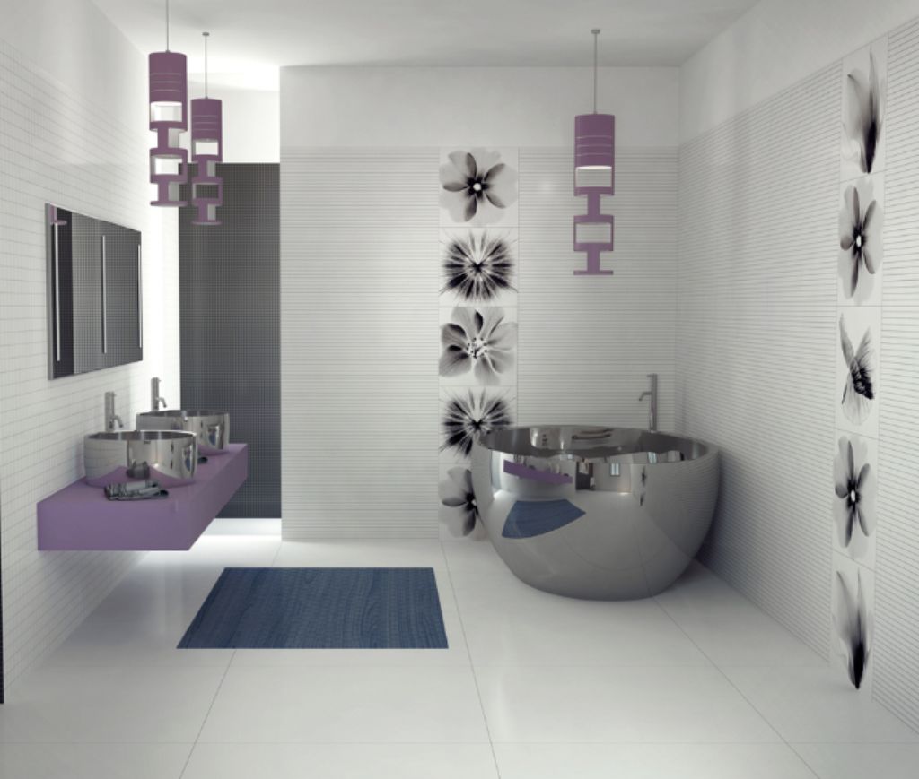bathroom tile designs contemporary photo - 4