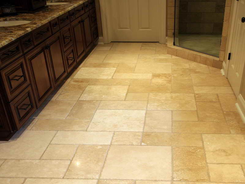 bathroom tile designs floor photo - 2