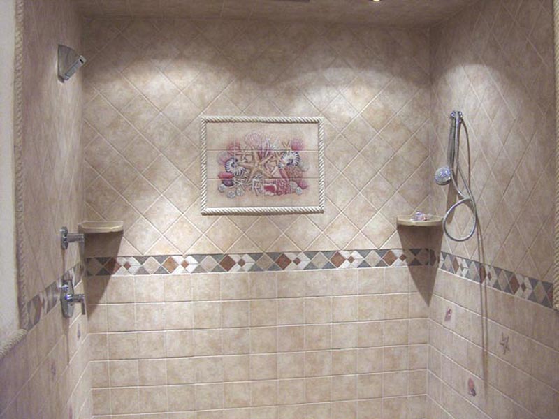 bathroom tile designs layout photo - 5