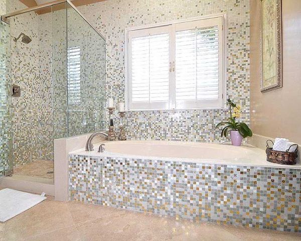 bathroom tile designs mosaic photo - 4