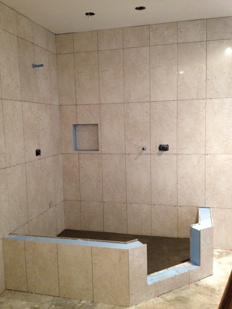 bathroom tiles laying design photo - 2