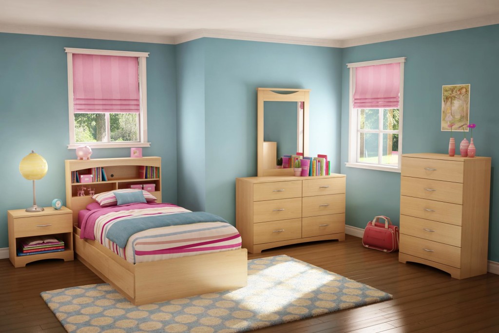 bedroom furniture for twin girls photo - 9