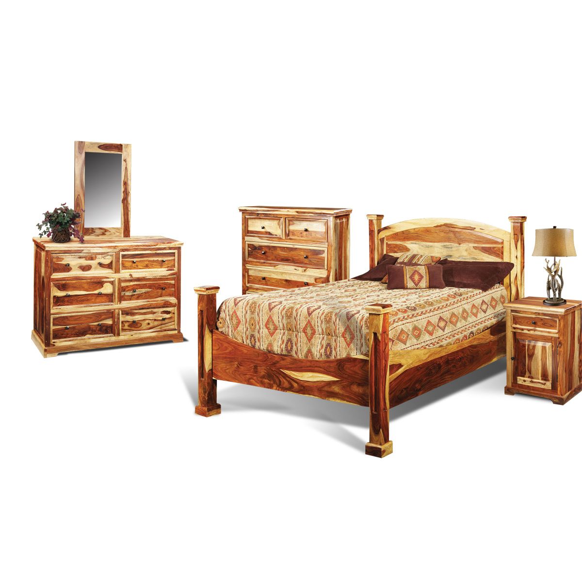 bedroom furniture sets rustic photo - 2