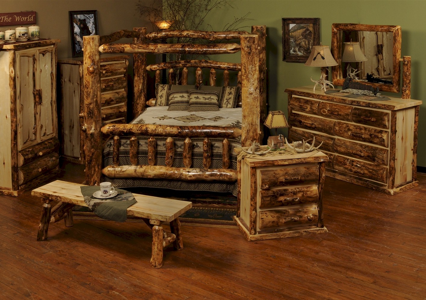 bedroom furniture sets rustic photo - 5