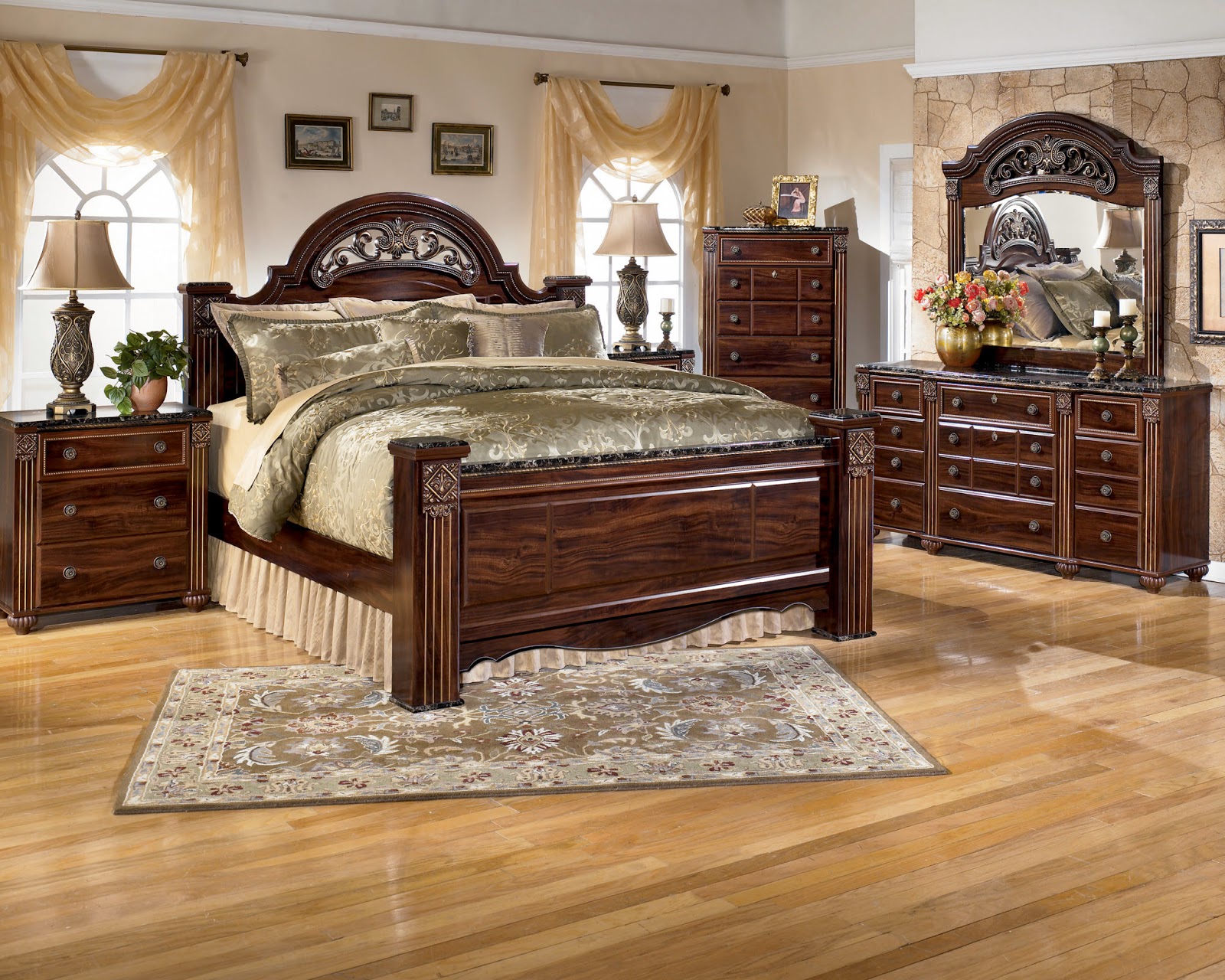 bedroom furniture sets with bed photo - 9