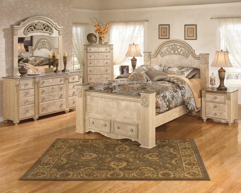 bedroom furniture sets with marble tops photo - 5