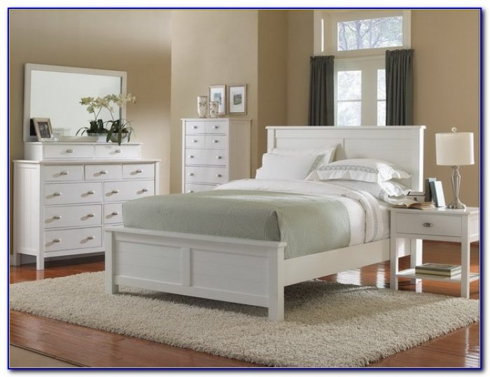 bedroom furniture white distressed photo - 10