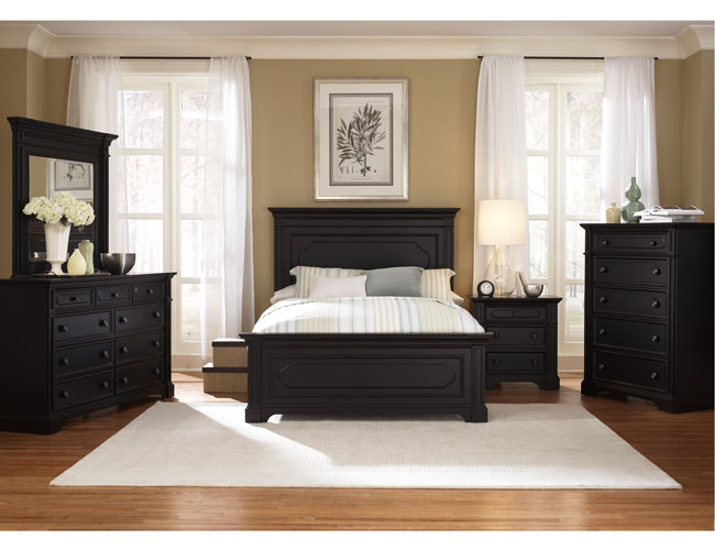 bedroom ideas with black furniture photo - 2