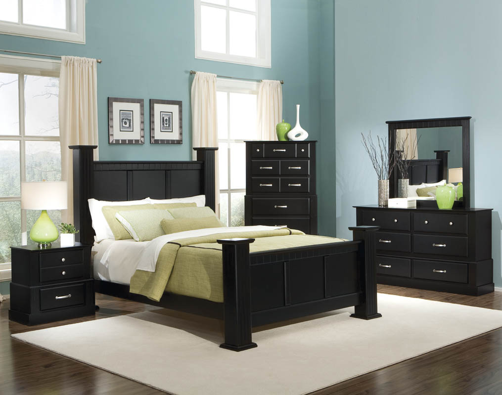 bedroom ideas with black furniture photo - 3