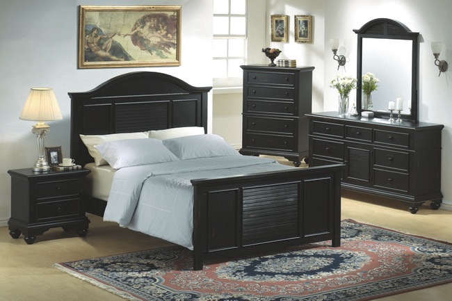 bedroom ideas with black furniture photo - 5