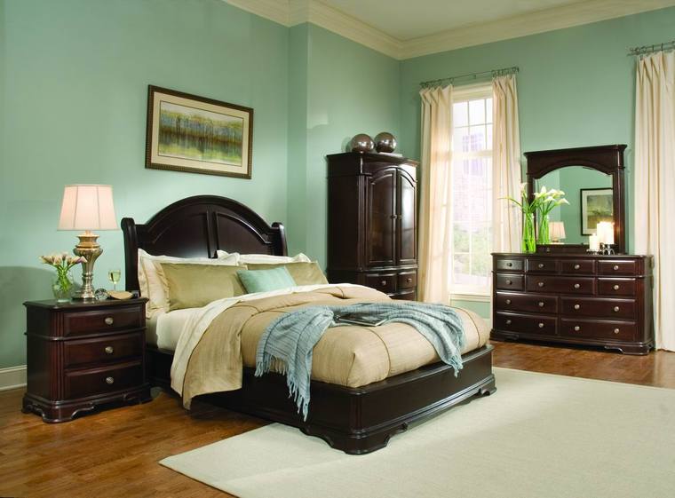 bedroom ideas with dark furniture photo - 3