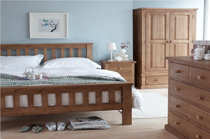 bedroom ideas with pine furniture photo - 9