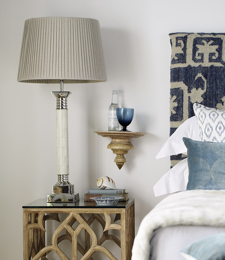 bedroom table lamp height photo - 6