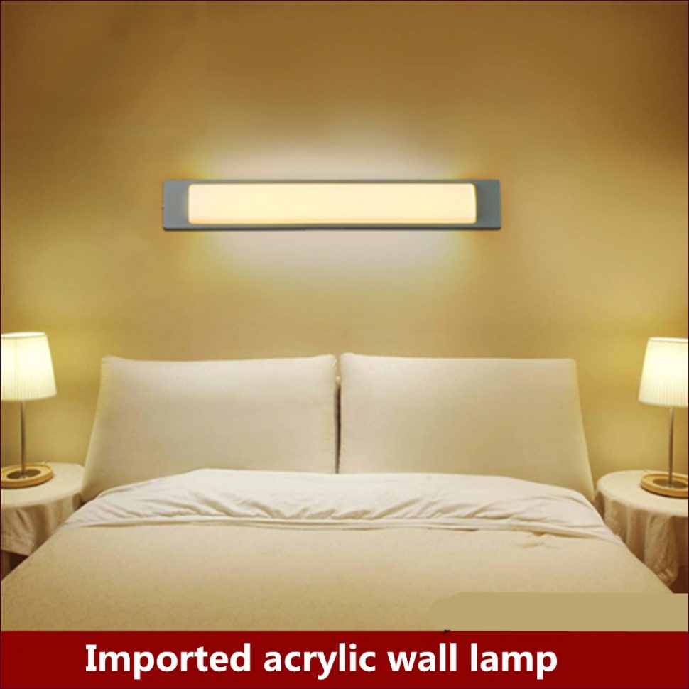 bedroom wall lamp height photo - 4