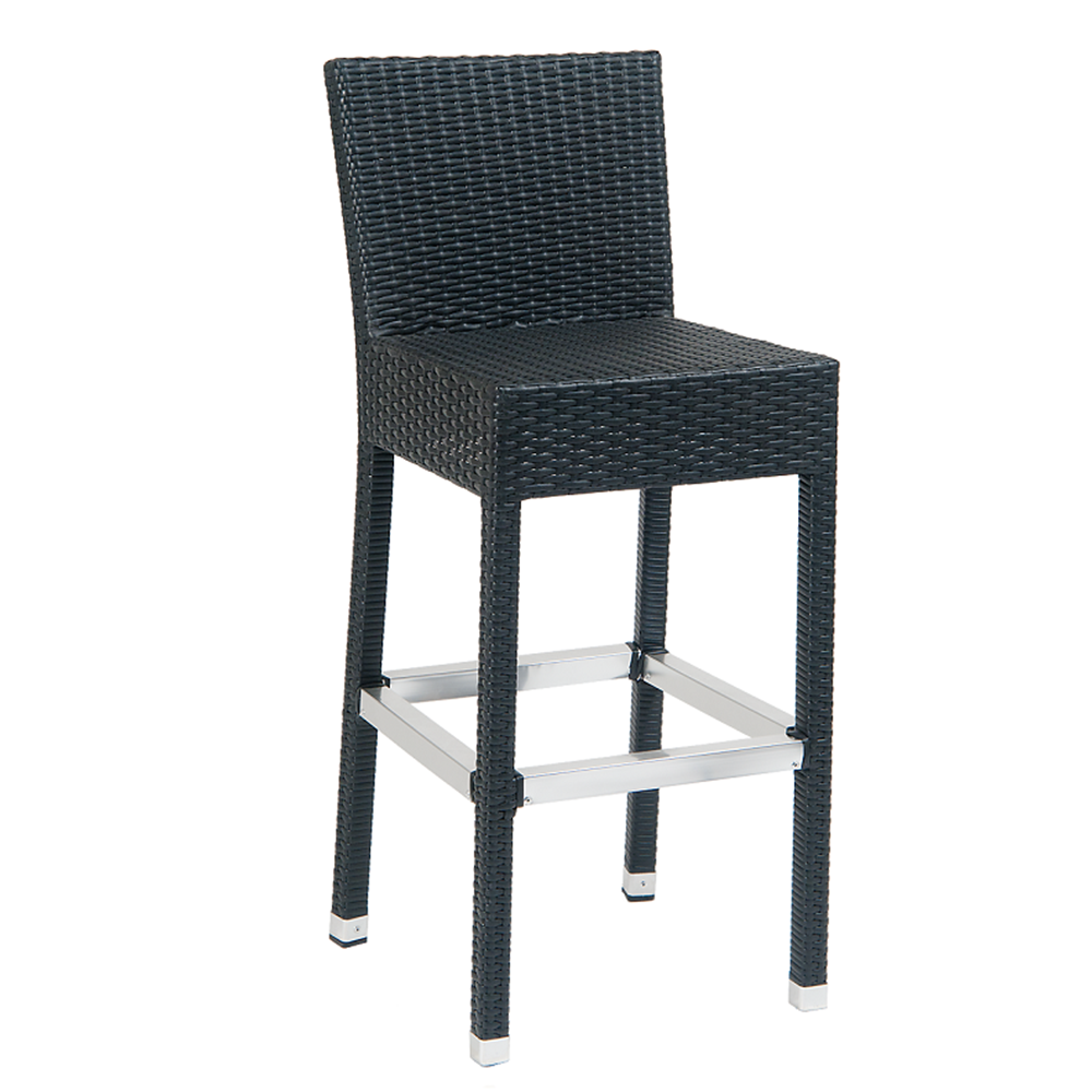 black aluminum bar stools photo - 1