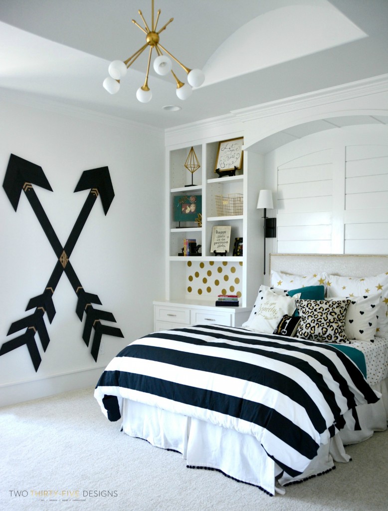 black and white bedroom designs for teenage girls photo - 3
