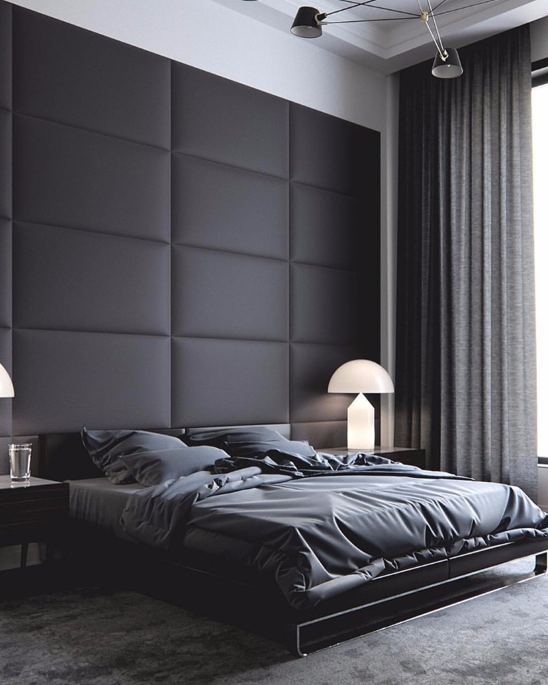 black bedroom design ideas photo - 6