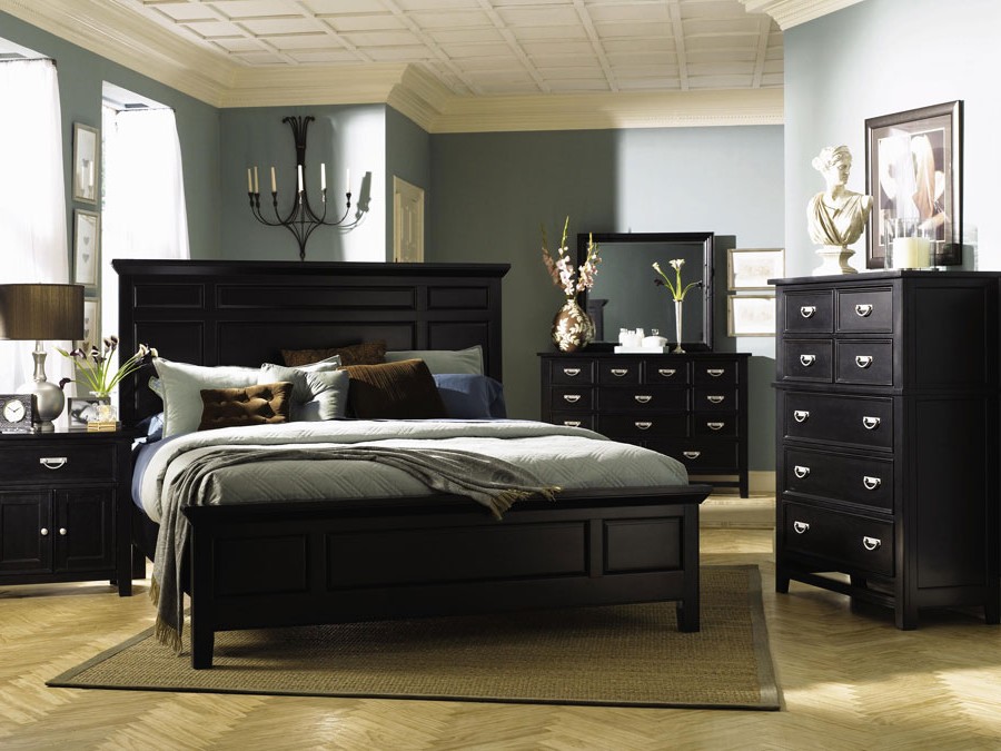 black bedroom furniture design ideas photo - 3