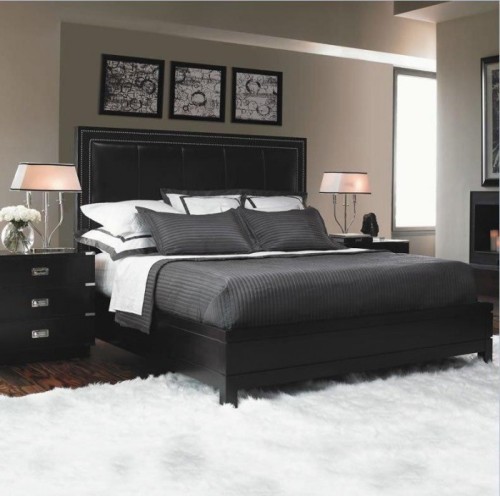 black bedroom furniture design ideas photo - 7