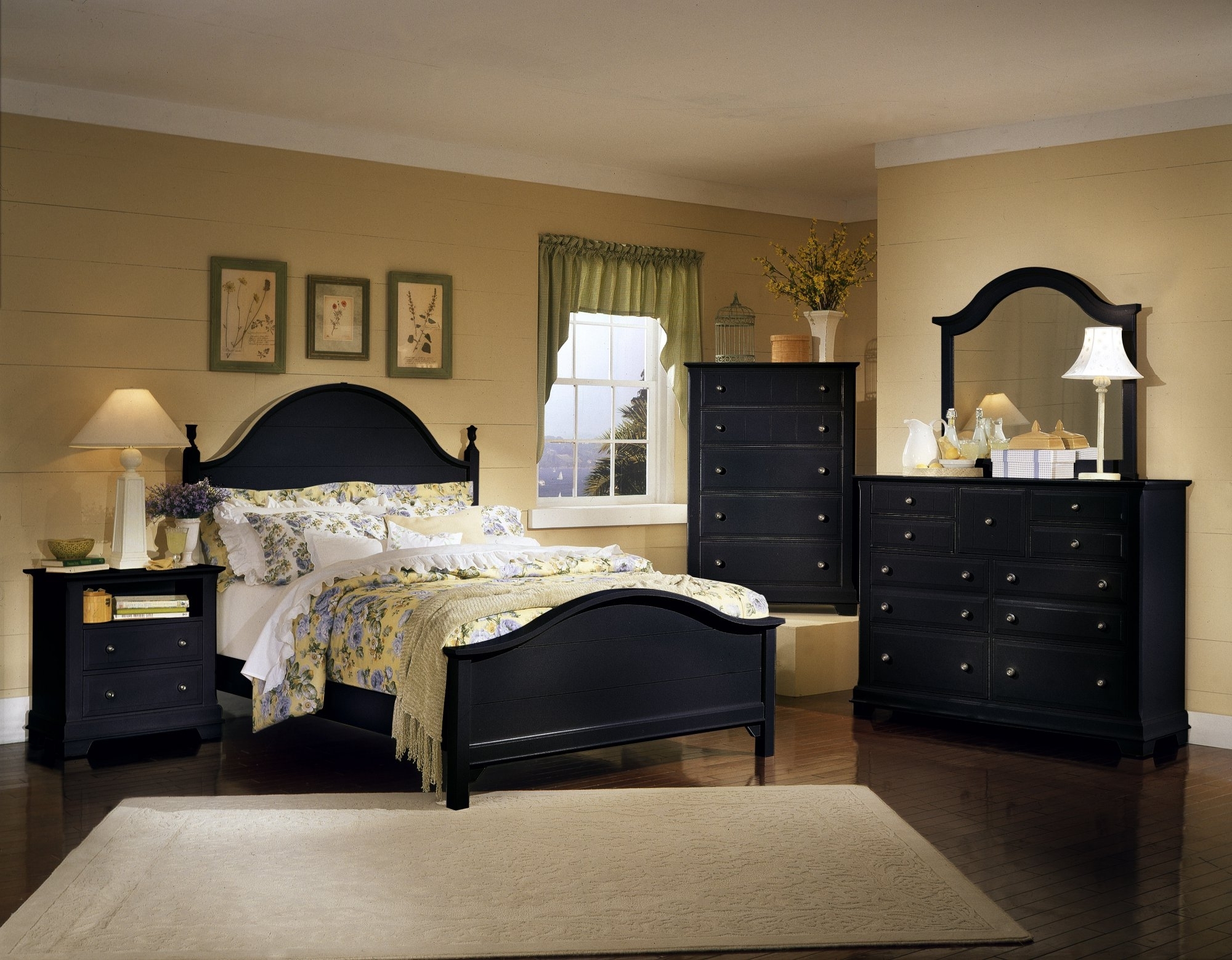 black bedroom furniture design ideas photo - 8