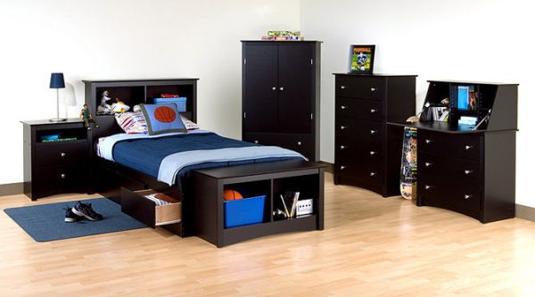 black bedroom furniture for kids photo - 3