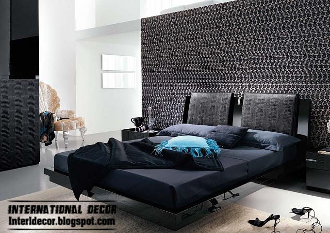 black bedroom furniture room decor photo - 4