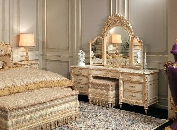 black bedroom furniture with gold trim photo - 8