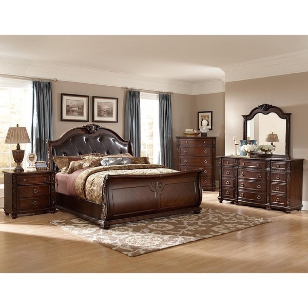 black bedroom furniture with marble top photo - 3