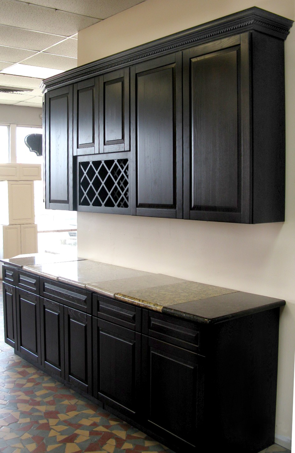 black cabinets for kitchen photo - 4