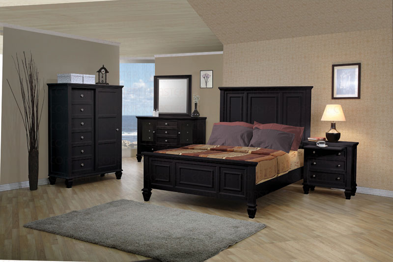 black california king bedroom furniture sets photo - 4