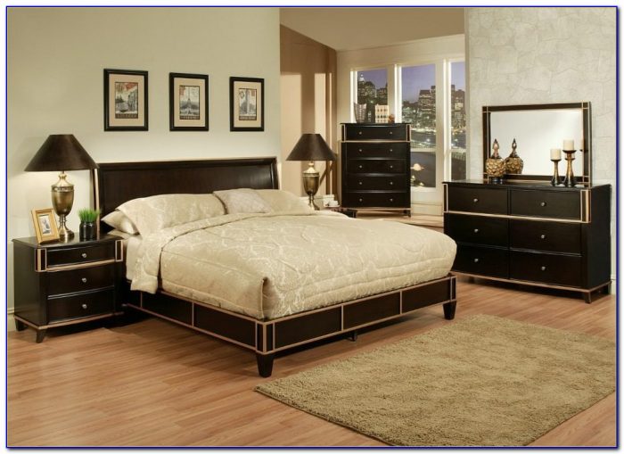 black california king bedroom furniture sets photo - 5