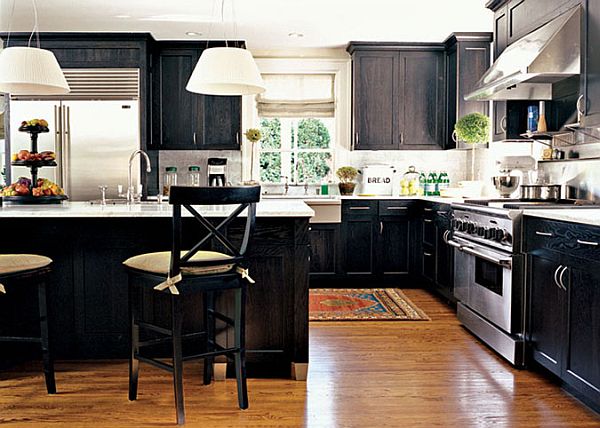 black country kitchen cabinets photo - 1