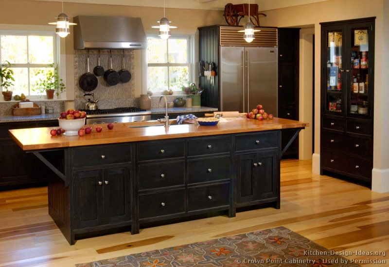 black country kitchen cabinets photo - 2