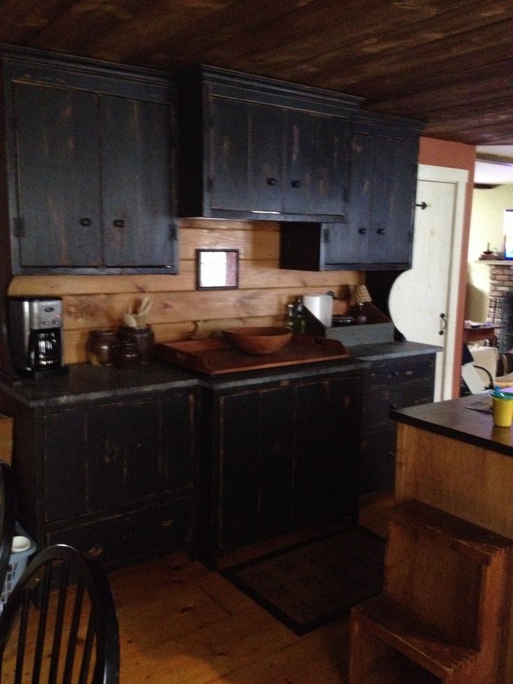 black country kitchen cabinets photo - 5