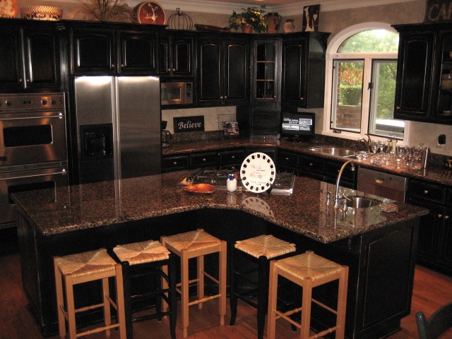 black country kitchen cabinets photo - 8