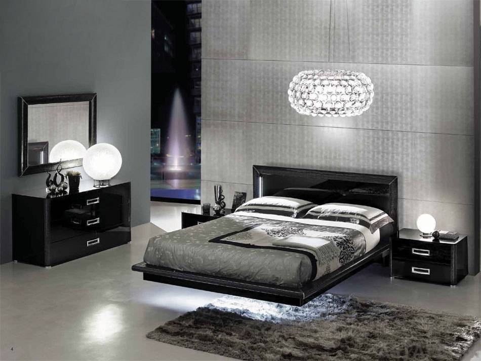 black designer bedroom furniture photo - 1