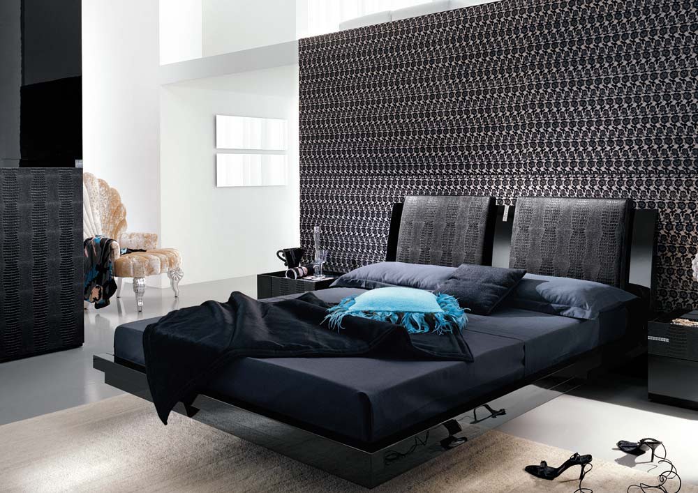 black designer bedroom furniture photo - 3