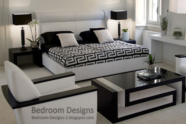 black designer bedroom furniture photo - 8