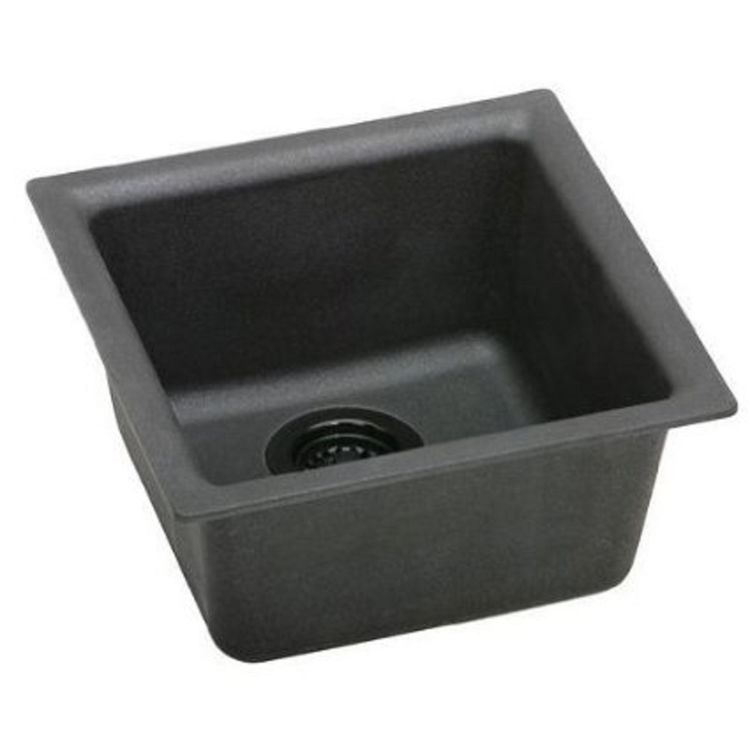 black granite bar sink photo - 7