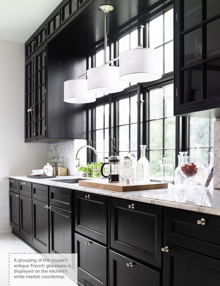black kitchen cabinets photos photo - 10