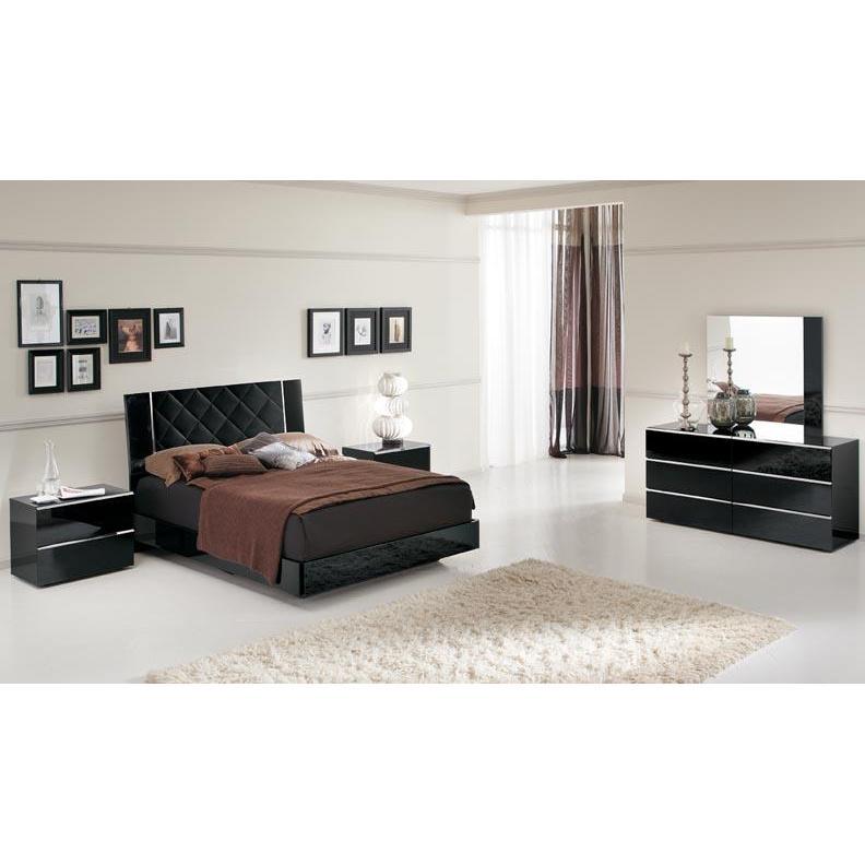 black lacquer bedroom furniture photo - 2