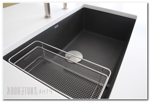 blanco black granite sink photo - 7