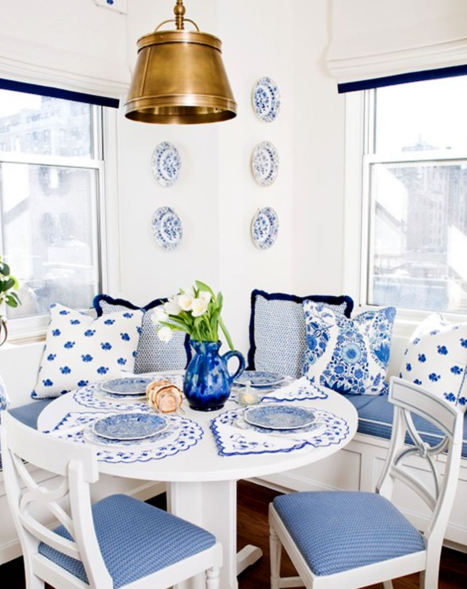blue and white shabby chic bedrooms photo - 5