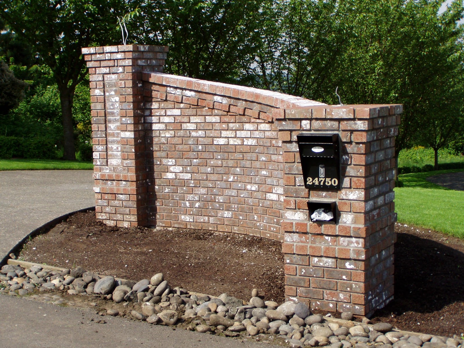 brick entrance designs photo - 2