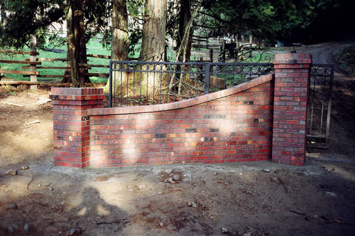 brick entrance designs driveway photo - 8