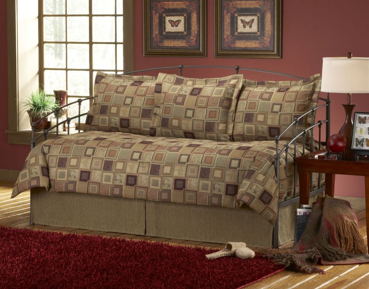 brown daybed bedding sets photo - 2